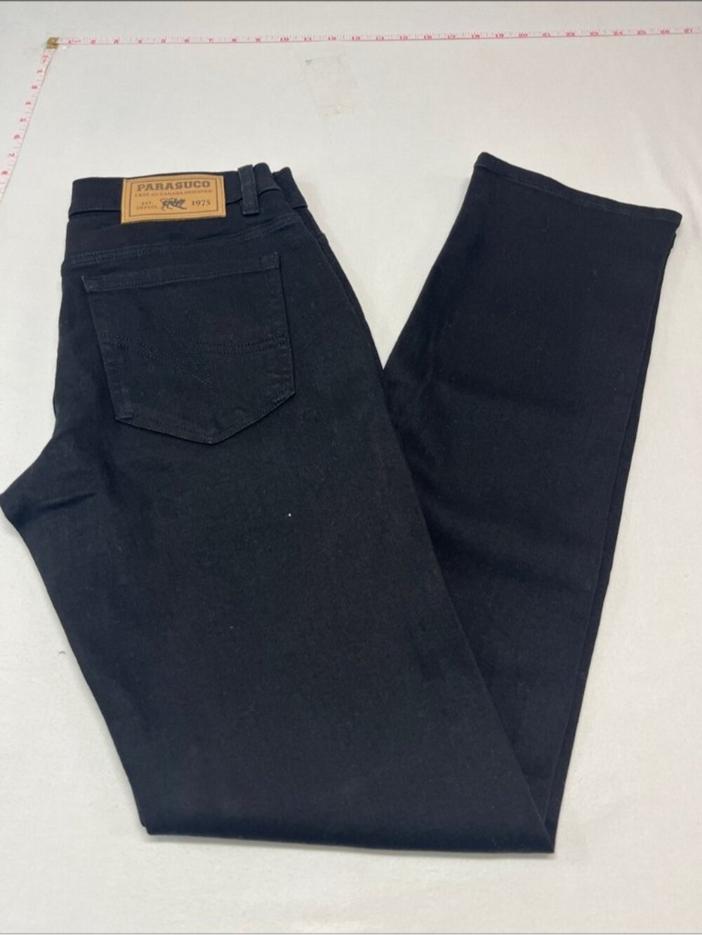 Parasuco Men Jeans Straight Black 30x34 stretch new casual 1181